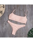 Kobieta jednolita seksowna Bikini zestaw mikro letnia zakrętka tubki stroje kąpielowe niskiej talii Bikini Bikini Bikini kobieta