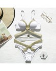 Neon zielony mikrobikini 2020 strój kąpielowy Sexy push up strój kąpielowy kobiet kąpiących trójkąt błyszczące stroje kąpielowe 