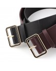 OLOME New Fashion 4.8cm szeroki czarny czerwona skóra kobiet damskie paski wysokiej talii pas gorset pasy dla kobiet elegancki p