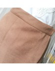 Wysokiej jakości eleganckie damskie cały mecz w stylu jednolity kolor Khaki gorset zimowy wełniany Cummerbund