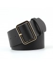 OLOME New Fashion 4.8cm szeroki czarny czerwona skóra kobiet damskie paski wysokiej talii pas gorset pasy dla kobiet elegancki p