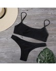 Kobieta jednolita seksowna Bikini zestaw mikro letnia zakrętka tubki stroje kąpielowe niskiej talii Bikini Bikini Bikini kobieta