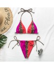 Bikinx Leopard bikini 2020 mujer biquini zebra Neon seksowne stroje kąpielowe strój kąpielowy dla kobiet String brazylijski stró
