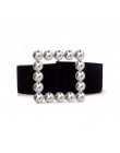Nowa kobieta moda luksusowe Rhinestone dla kobiet szeroki pas srebrny ślub panny młodej kryształowy diament pas biodrowy pasy Ba