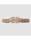 Girlgo Vintage Crystal ZA paski dla kobiet kobieta dedukcja strona złoty kolor klamra dżinsy dzikie pasy łańcuszek na akcesoria 