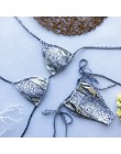 Bikinx Leopard bikini 2020 mujer biquini zebra Neon seksowne stroje kąpielowe strój kąpielowy dla kobiet String brazylijski stró