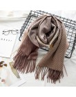Knitting paszmina z kaszmiru szalik długi szalik z Tessel cieplej zima moda szalik luksusowy prezent dla kobiet Ladies