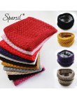 Sparsil Unisex Winter Warm dzianiny pierścień szaliki gruby polar wewnątrz super elastyczna dzianiny tłumiki mężczyźni kobiety d