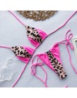 Bikinx Leopard bikini 2020 mujer biquini zebra Neon seksowne stroje kąpielowe strój kąpielowy dla kobiet String brazylijski stró