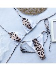 Bikinx Leopard bikini 2020 mujer biquini zebra Neon seksowne stroje kąpielowe strój kąpielowy dla kobiet String brazylijski stró