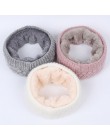 Hot kobiety mężczyźni moda kobieta Winter Warm szalik solidna Chunky Cable wełniana dzianina Snood nieskończoność szyi cieplej k