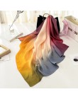 Moda kobiety szalik luksusowej marki hidżab 100% jedwabiu uczucie szalik niebieski Foulard plac szale na głowę okłady 2019 nowy 
