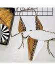 Bikinx Leopard bikini 2020 mujer biquini zebra Neon seksowne stroje kąpielowe strój kąpielowy dla kobiet String brazylijski stró