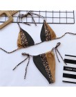 Bikinx Leopard bikini 2020 mujer biquini zebra Neon seksowne stroje kąpielowe strój kąpielowy dla kobiet String brazylijski stró