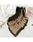 Moda kobiety szalik luksusowej marki hidżab 100% jedwabiu uczucie szalik niebieski Foulard plac szale na głowę okłady 2019 nowy 