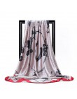 Darmowa wysyłka szale jedwabne kobiety Foulard 90*90cm kwadratowych głowy hidżab szalik panie szyfonowa chusta Bandanna kobiet w