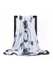 Darmowa wysyłka szale jedwabne kobiety Foulard 90*90cm kwadratowych głowy hidżab szalik panie szyfonowa chusta Bandanna kobiet w