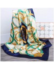 Darmowa wysyłka szale jedwabne kobiety Foulard 90*90cm kwadratowych głowy hidżab szalik panie szyfonowa chusta Bandanna kobiet w