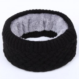 Hot kobiety mężczyźni moda kobieta Winter Warm szalik solidna Chunky Cable wełniana dzianina Snood nieskończoność szyi cieplej k