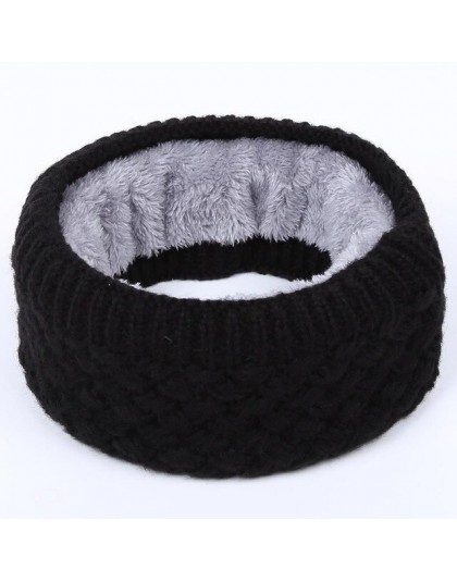 Hot kobiety mężczyźni moda kobieta Winter Warm szalik solidna Chunky Cable wełniana dzianina Snood nieskończoność szyi cieplej k