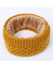 Hot kobiety mężczyźni moda kobieta Winter Warm szalik solidna Chunky Cable wełniana dzianina Snood nieskończoność szyi cieplej k