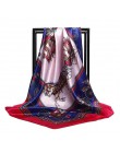 Darmowa wysyłka szale jedwabne kobiety Foulard 90*90cm kwadratowych głowy hidżab szalik panie szyfonowa chusta Bandanna kobiet w