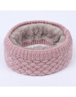 Hot kobiety mężczyźni moda kobieta Winter Warm szalik solidna Chunky Cable wełniana dzianina Snood nieskończoność szyi cieplej k