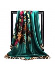 Darmowa wysyłka szale jedwabne kobiety Foulard 90*90cm kwadratowych głowy hidżab szalik panie szyfonowa chusta Bandanna kobiet w