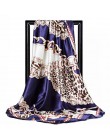 Darmowa wysyłka szale jedwabne kobiety Foulard 90*90cm kwadratowych głowy hidżab szalik panie szyfonowa chusta Bandanna kobiet w
