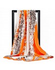 Darmowa wysyłka szale jedwabne kobiety Foulard 90*90cm kwadratowych głowy hidżab szalik panie szyfonowa chusta Bandanna kobiet w