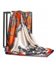 Darmowa wysyłka szale jedwabne kobiety Foulard 90*90cm kwadratowych głowy hidżab szalik panie szyfonowa chusta Bandanna kobiet w