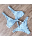 RXRXCOCO bandaż Bikini 2019 stroje kąpielowe z nadrukiem kobiety strój kąpielowy pusty jednolity strój kąpielowy niskiej talii B