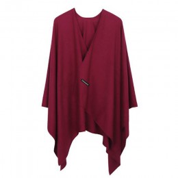 2019 nowych moda Cashmere zima kobiety Poncho szaliki kobiety solidny szal Cape Foulard Femme Pashmina kobieta Bufanda Mujer Sja