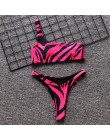 In-x Neon green bikini 2020 mujer wysokie cięcie kostium kąpielowy damski sportowy strój kąpielowy kobiety prążkowany strój kąpi