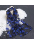 2019 gorąca sprzedaż jedwabny szal kobiet lato breeze lekki sheer wrap i szale bandana plaża organza gaza koronka hollow szalik