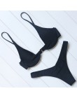 Marka OMKAGI brazylijski Bikini 2020 strój kąpielowy Sexy Push Up pływanie strój kąpielowy kostiumy kąpielowe fiszbiny zestaw Bi