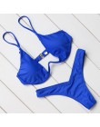 Marka OMKAGI brazylijski Bikini 2020 strój kąpielowy Sexy Push Up pływanie strój kąpielowy kostiumy kąpielowe fiszbiny zestaw Bi