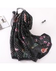 Projektant 2019 kobiet szalik modny nadruk szale jedwabne letnie szale i okłady miękkie pashmina chustka na szyję hijabs beach b