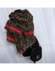 Lakysilk luksusowej marki Leopard kaszmirowy szalik kobiety zimowe ciepłe projektant panie mody Pashmina szal Foulard dziewczyny