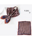 2020 nowy projekt kobiety jedwabny szal kwadratowy szyi szale Foulard Lady Pashmina stałe geometryczne chustka pasmo włosów chus