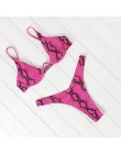 Marka OMKAGI brazylijski Bikini 2020 strój kąpielowy Sexy Push Up pływanie strój kąpielowy kostiumy kąpielowe fiszbiny zestaw Bi