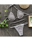Marka OMKAGI brazylijski Bikini 2020 strój kąpielowy Sexy Push Up pływanie strój kąpielowy kostiumy kąpielowe fiszbiny zestaw Bi