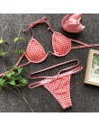 Marka OMKAGI brazylijski Bikini 2020 strój kąpielowy Sexy Push Up pływanie strój kąpielowy kostiumy kąpielowe fiszbiny zestaw Bi