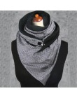 Foulard Femme 2020 moda kobiety Soild Dot drukowanie przycisk miękki szal dorywczo ciepłe szaliki szale