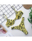 Marka OMKAGI brazylijski Bikini 2020 strój kąpielowy Sexy Push Up pływanie strój kąpielowy kostiumy kąpielowe fiszbiny zestaw Bi