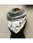 Foulard Femme 2020 moda kobiety Soild Dot drukowanie przycisk miękki szal dorywczo ciepłe szaliki szale