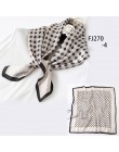 2020 nowy projekt kobiety jedwabny szal kwadratowy szyi szale Foulard Lady Pashmina stałe geometryczne chustka pasmo włosów chus