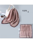 2020 nowy projekt kobiety jedwabny szal kwadratowy szyi szale Foulard Lady Pashmina stałe geometryczne chustka pasmo włosów chus