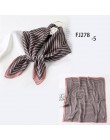 2020 nowy projekt kobiety jedwabny szal kwadratowy szyi szale Foulard Lady Pashmina stałe geometryczne chustka pasmo włosów chus