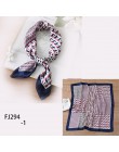2020 nowy projekt kobiety jedwabny szal kwadratowy szyi szale Foulard Lady Pashmina stałe geometryczne chustka pasmo włosów chus